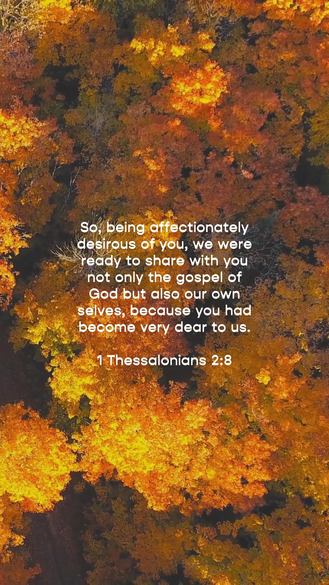 1 Thessalonians 2:8