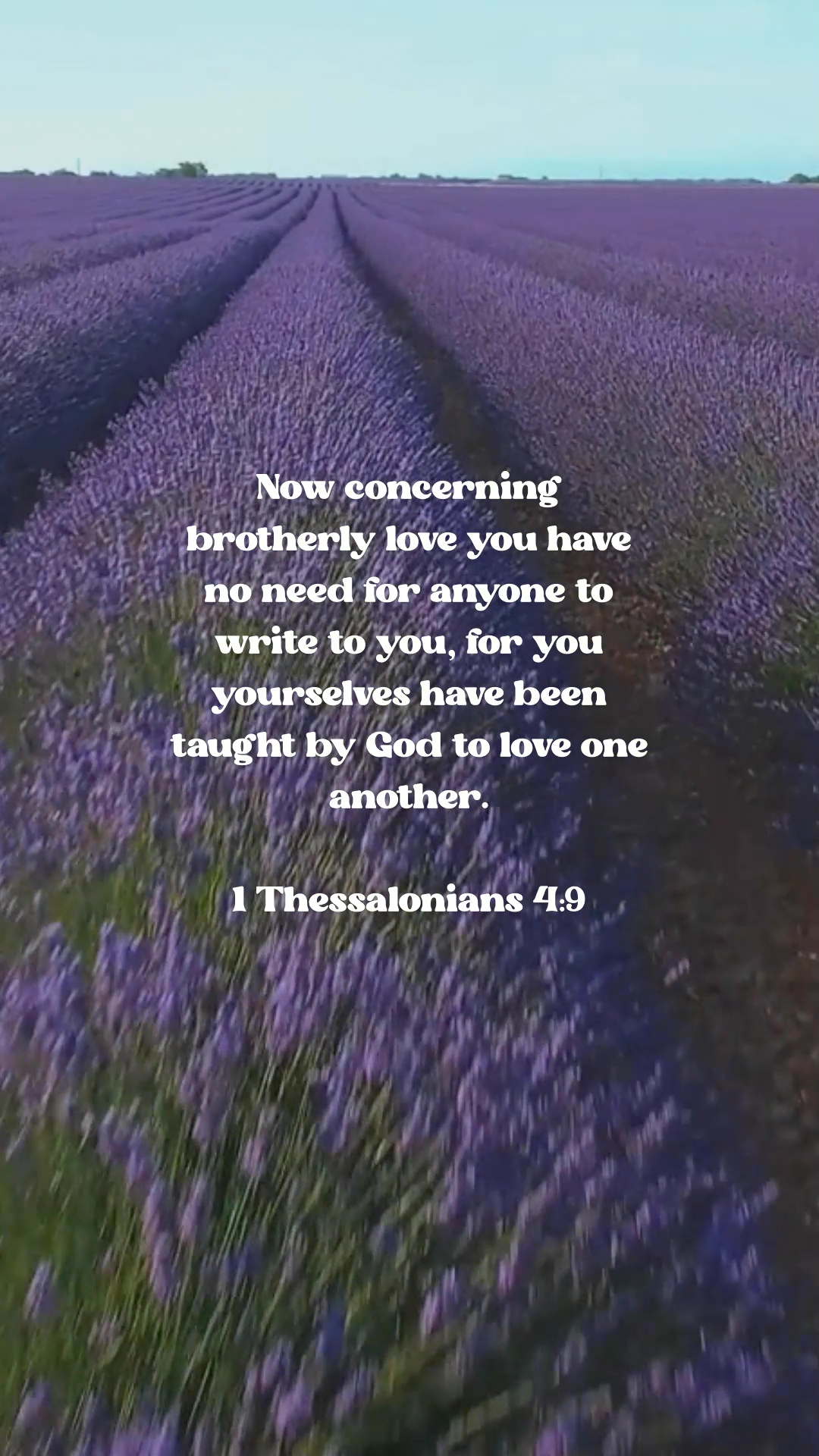 1 Thessalonians 4:9