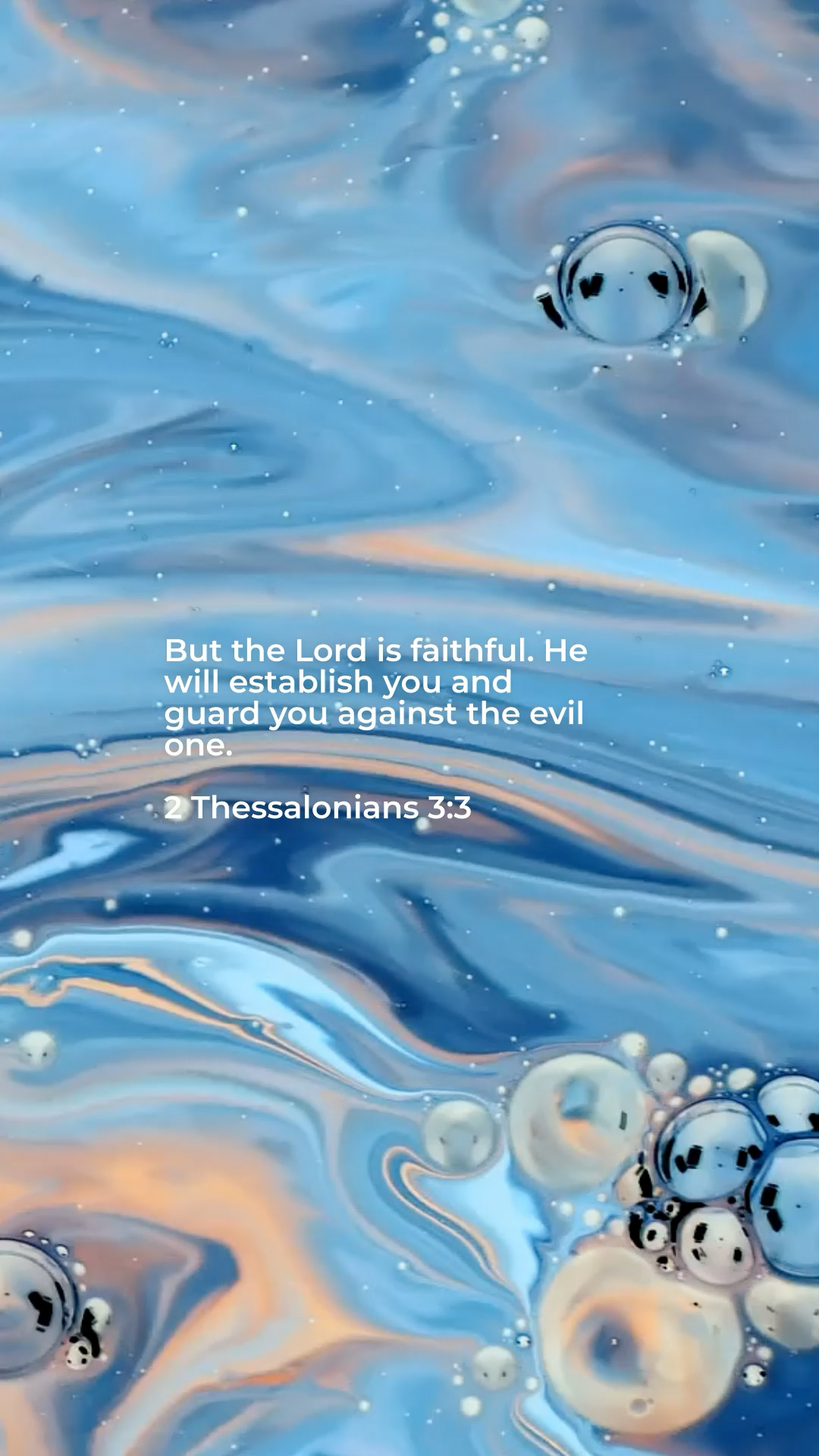 2 Thessalonians 3:3