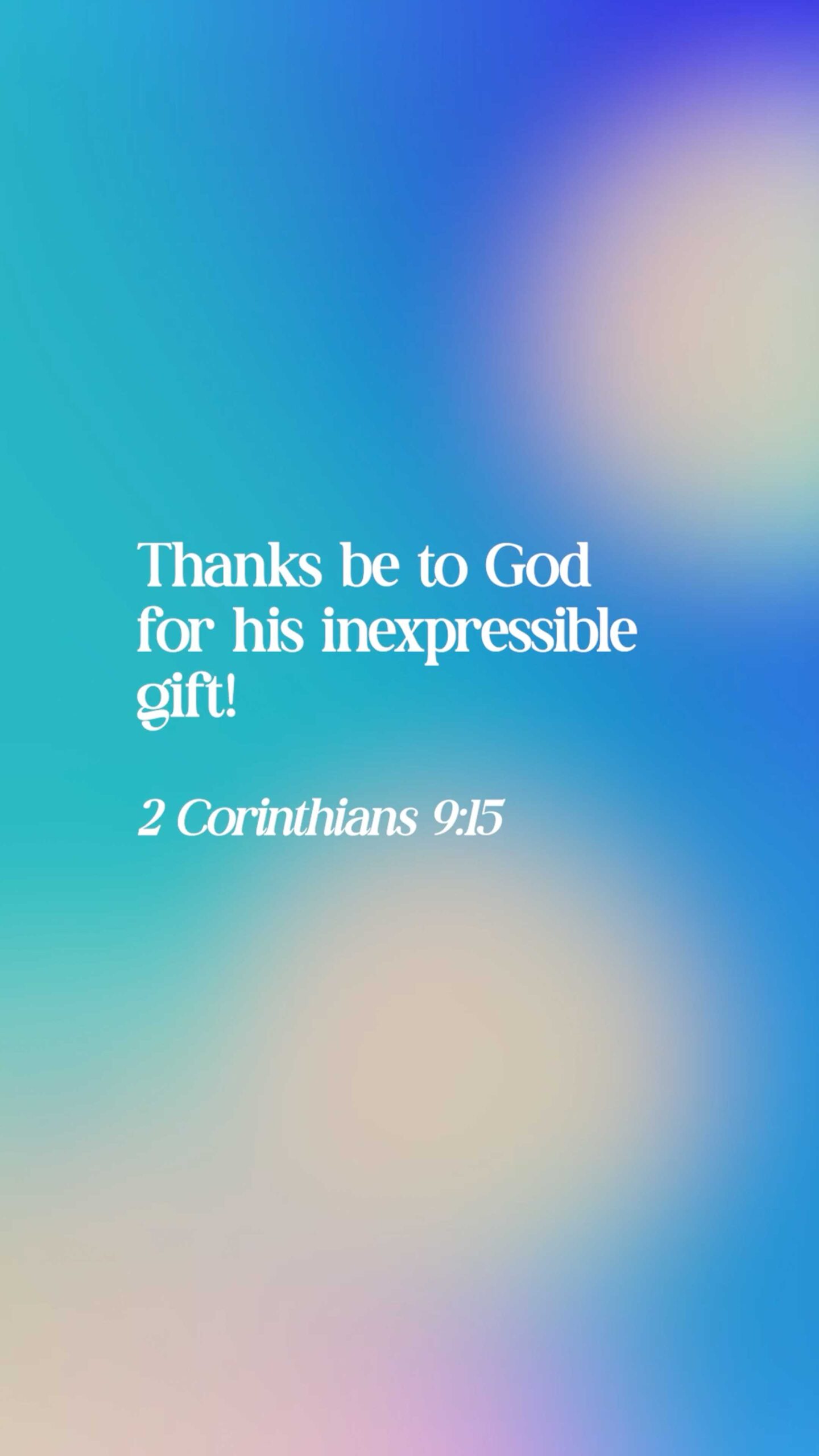 2 Corinthians 9:15