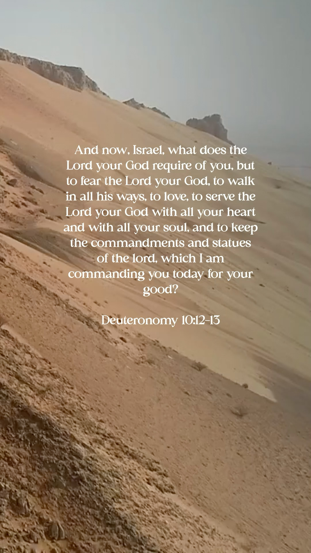 Deuteronomy 10:12-13