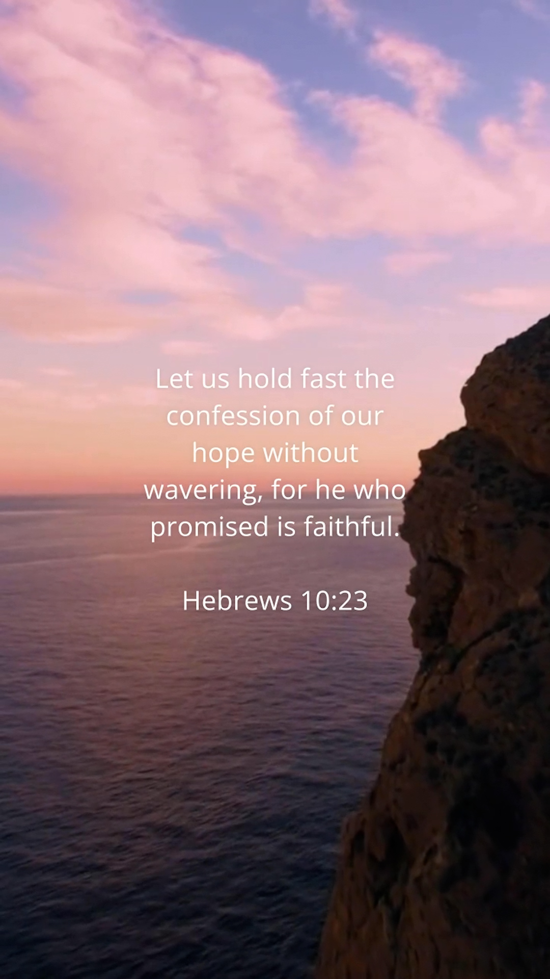 Hebrews 10:23