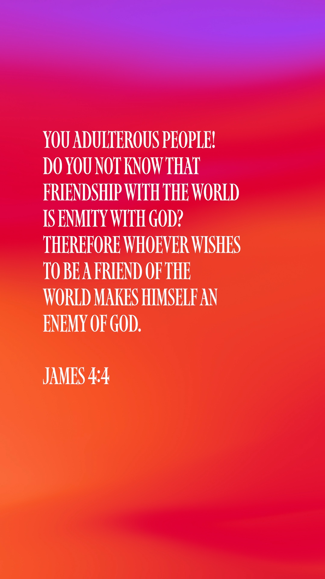 James 4:4