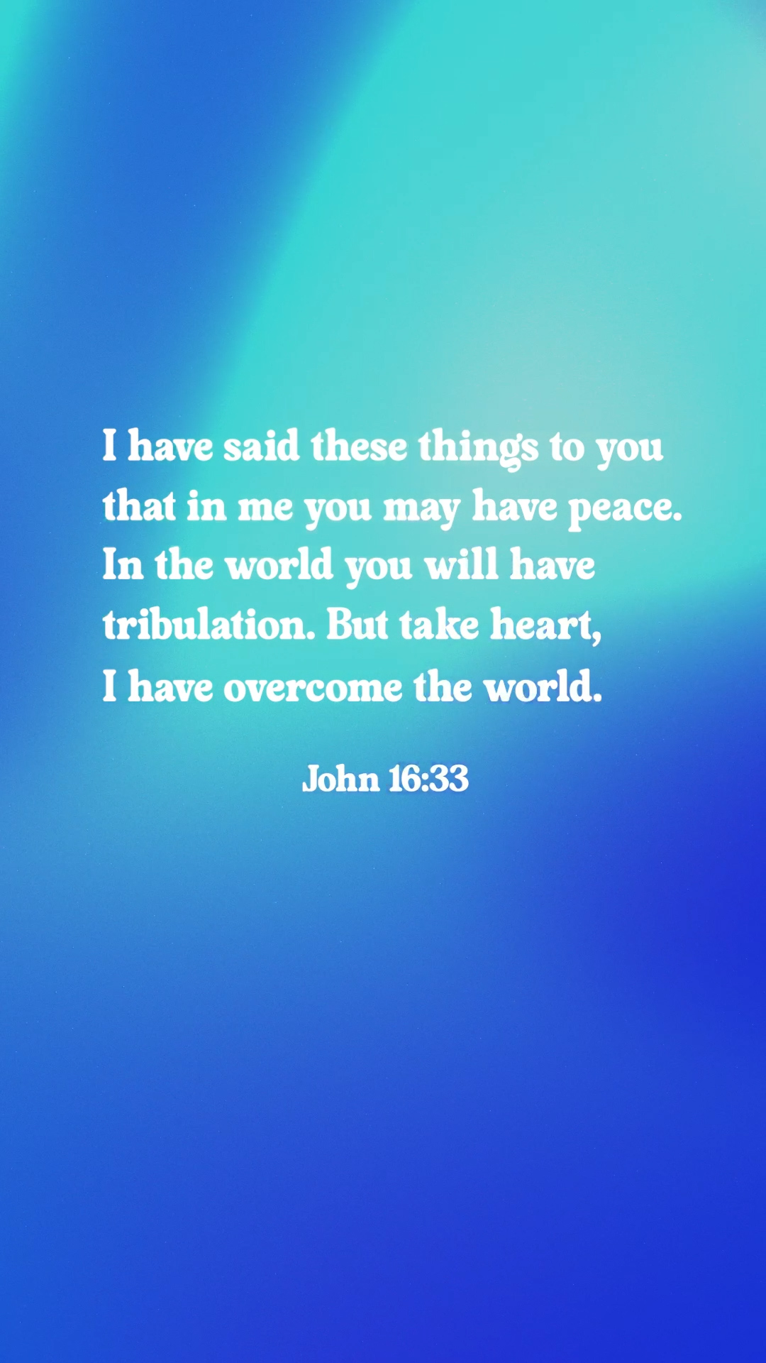 John 16:33