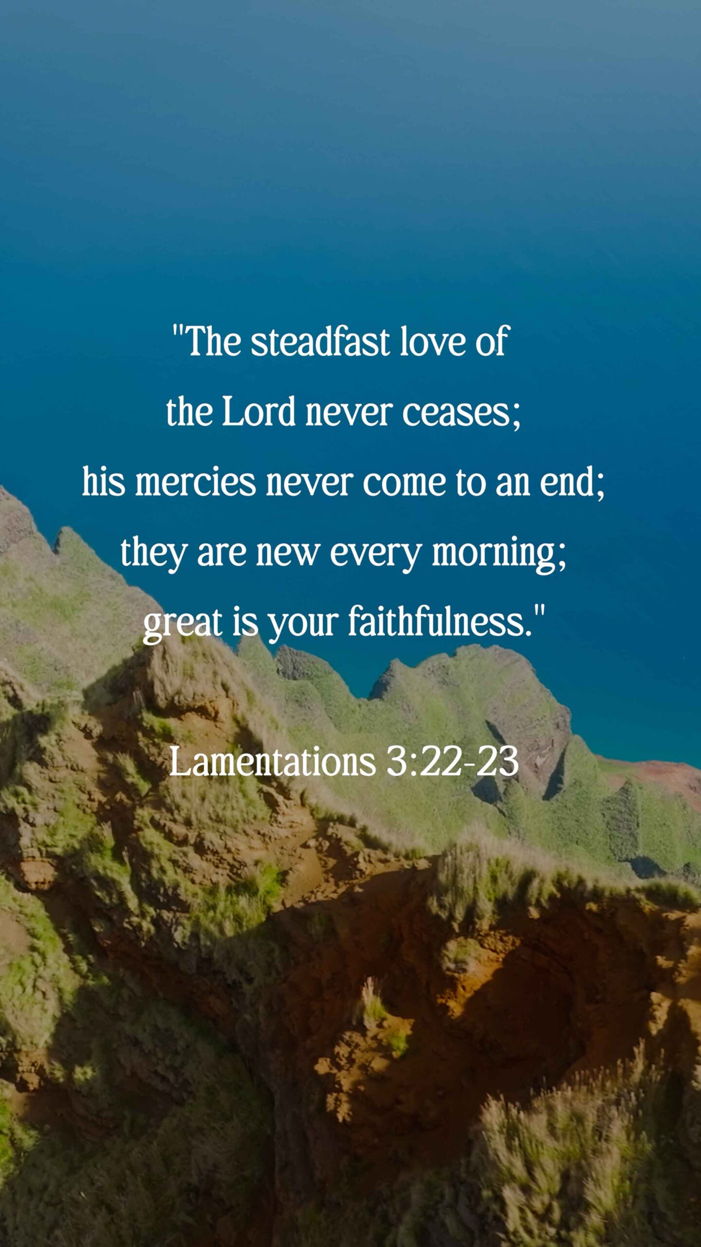 Lamentations 3:22-23
