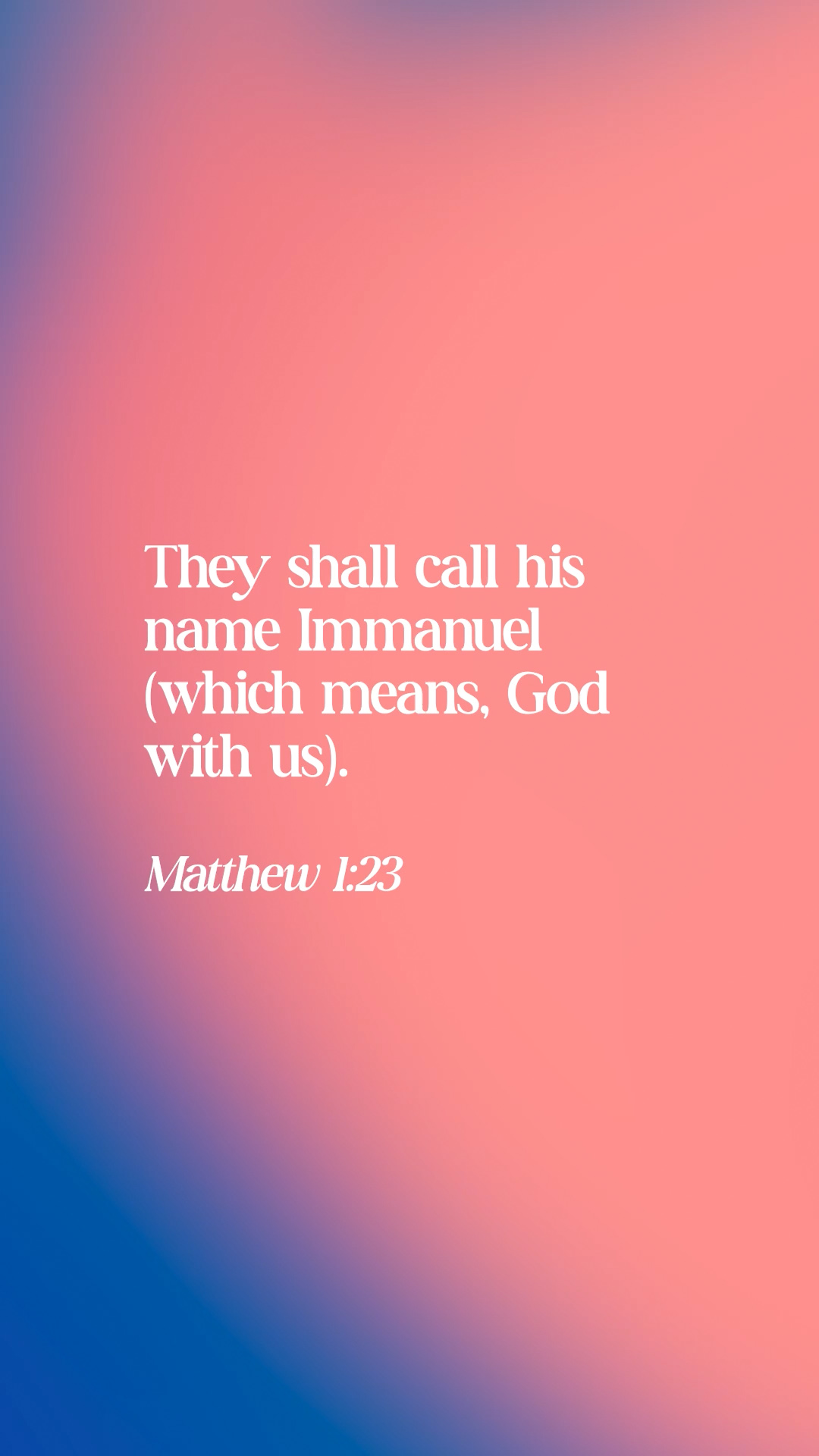 Matthew 1:23