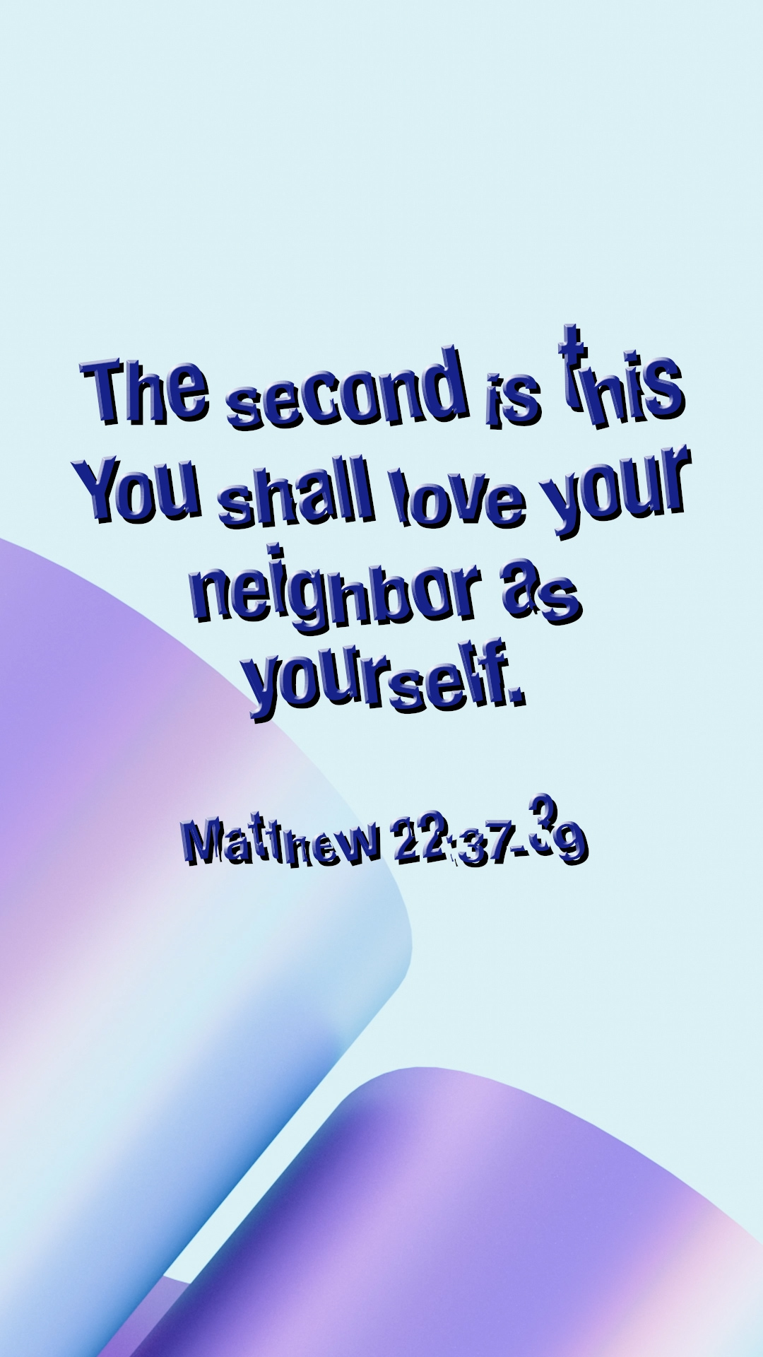 Matthew 22:37-39