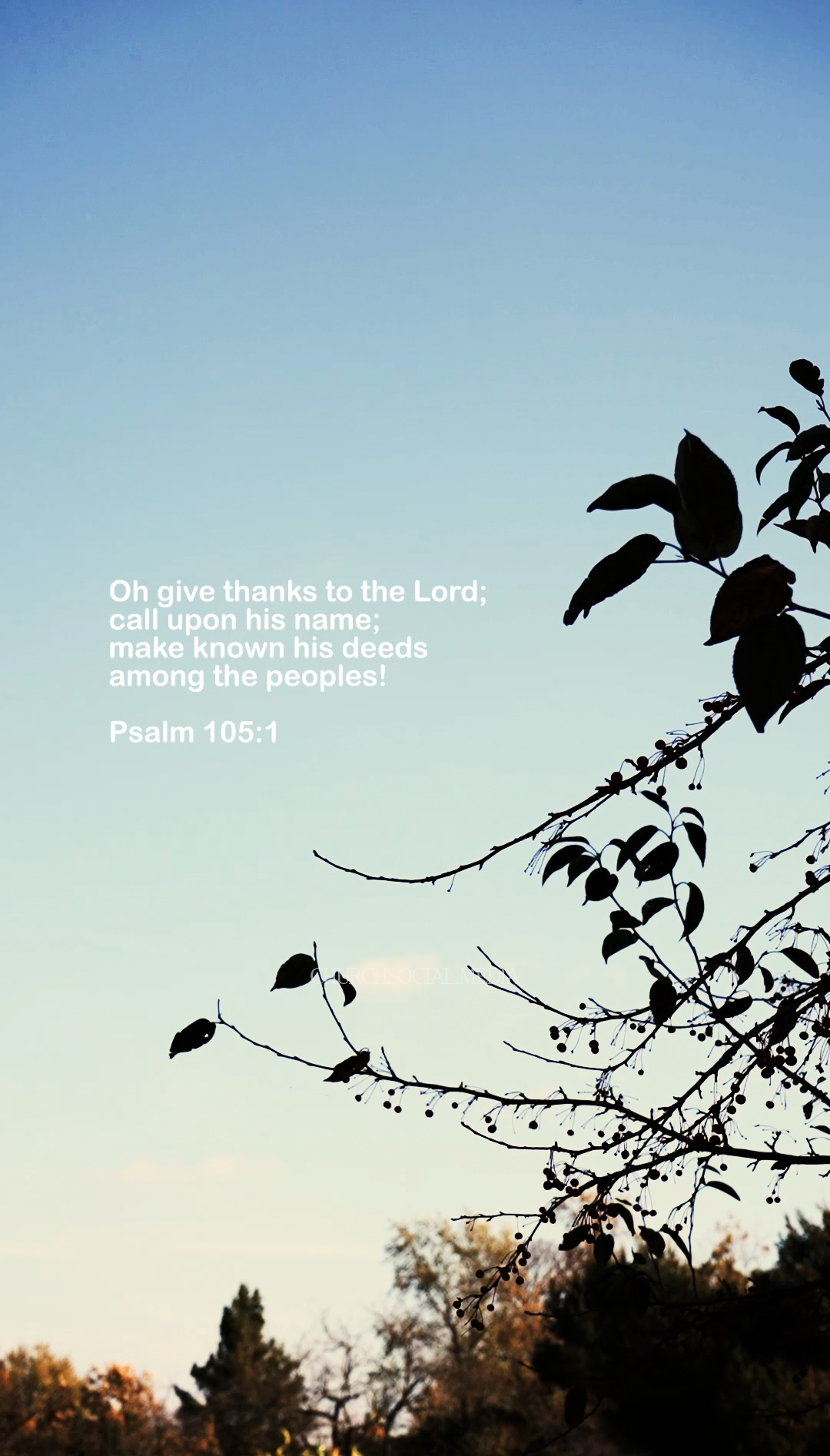 Psalm 105:1