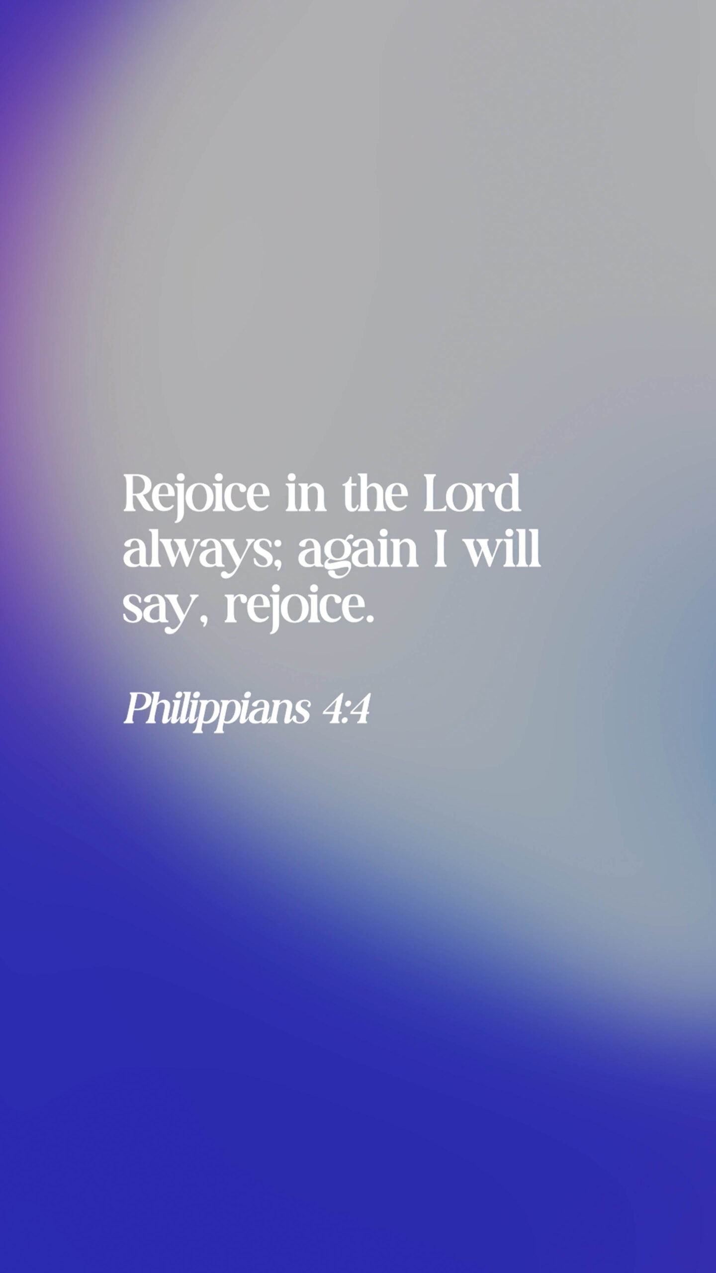 Philippians 4:4