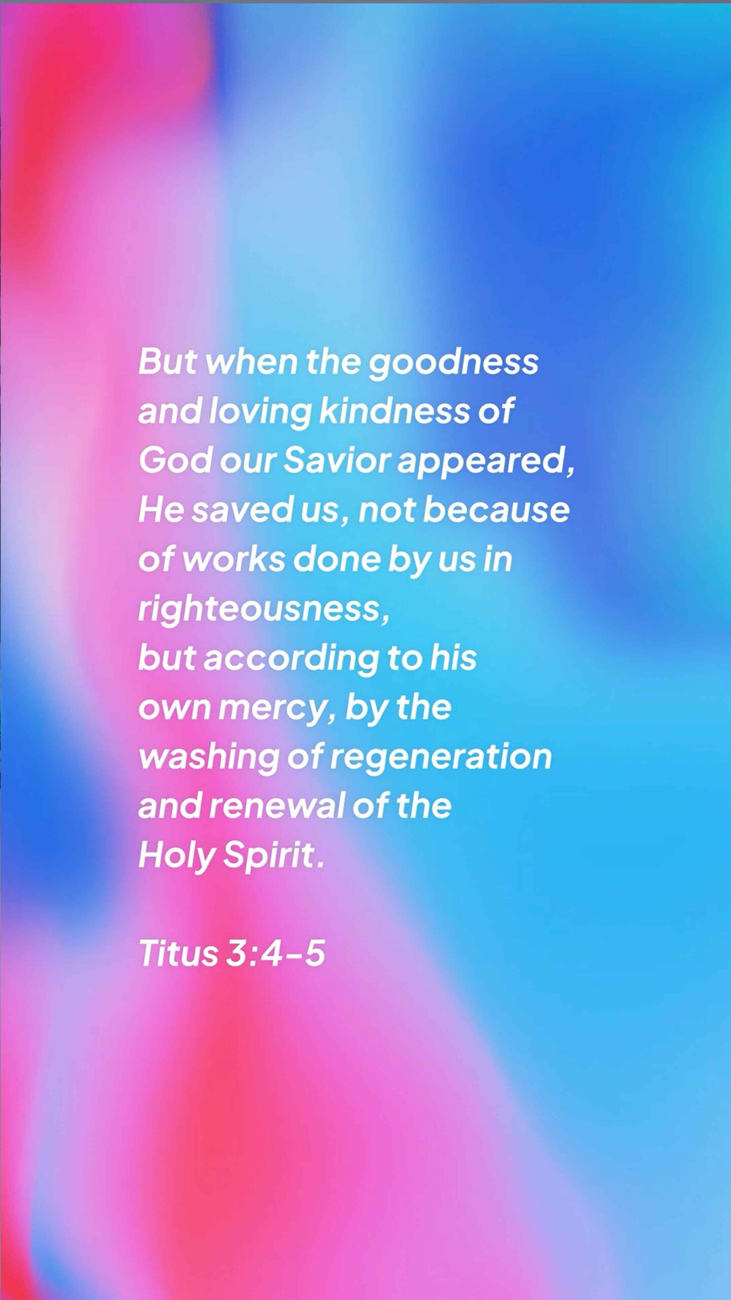 Titus 3:4-5